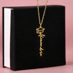 Graduate Name Necklace