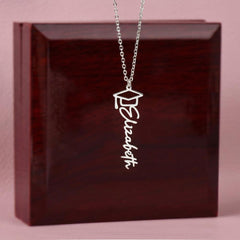 Graduate Name Necklace